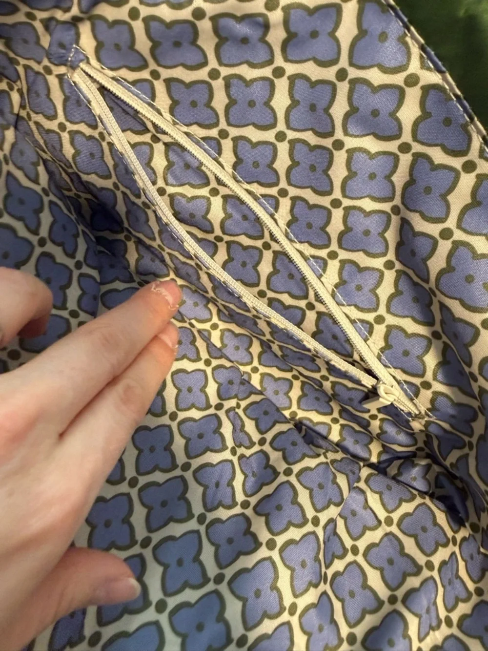 Vera Bradley Quilted Tote in Olive Green shimmer NWT